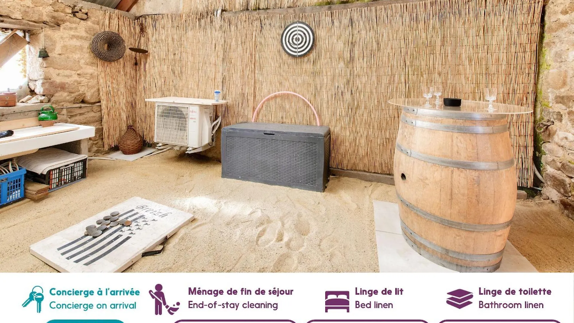 別荘 Maison Pour 6 Avec Jardin, Terrasse Et Jeux Saint-Fregant